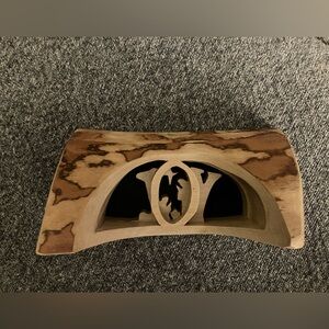 Carved nativity scene